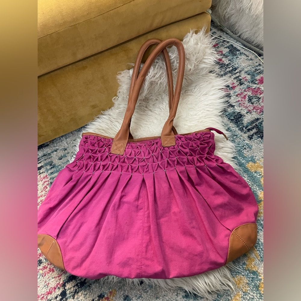 Jasper & Jeera Oversized Canvas Handbag for Anthropologie